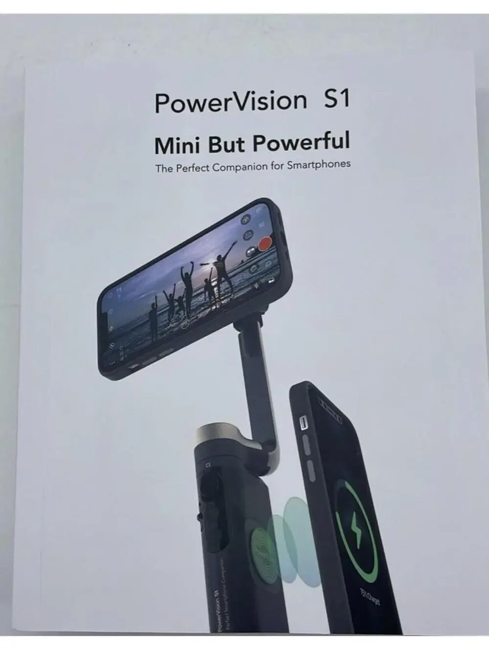 PowerVision S1 PVS10 3-Axis Gimbal Explorer Kit (Blue) For Smartphone. NIB